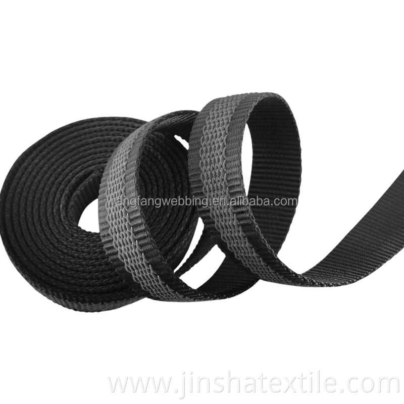 Custom imitation nylon webbing strap non-slip webbing shoulder straps mountaineering non-slip webbing